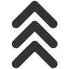 icon of 3 stacked arrow heads