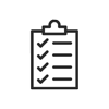 clipboard with checklist icon