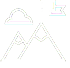 mountain with flag on top peak icon